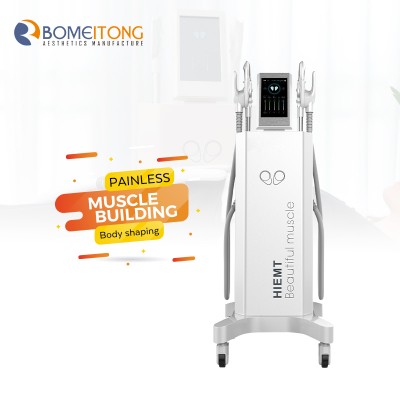 Beauty electromagnetic build muscle burn fat slimming machine hiemt